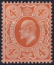 1911, Anglie, 0119AIIb, Výplatní: král Eduard VII. ✶