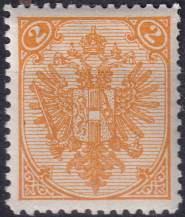 1911, Bosna a Hercegovina, 002IINT, Výplatní známka: Dvouhlavý orel ✶