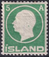 1912, Island, 0069, Výplatní známka: Král Frederik VIII. ✶