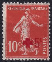 1914, Francie, 0125a, Červený kříž ✶✶