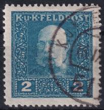 1915/1917, Rakousko-uherská polní pošta (Všeobecné vydání), 23A, Výplatní známka: Císař František Josef I. ⊙