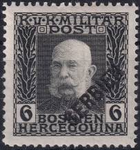 1916, Rakousko-uherská polní pošta (vydání pro Srbsko), 26, Výplatní známka ✶