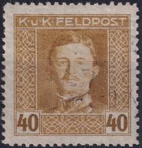 1917/1918, Rakousko-uherská polní pošta (Všeobecné vydání), 64A, Výplatní známka: Císař Karel I. ⊙