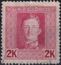 1917/1918, Rakousko-uherská polní pošta (Všeobecné vydání), 69A, Výplatní známka: Císař Karel I. ⊙