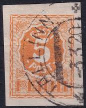 1919, Estonsko, 0006, Výplatní známka: kresba číslice ⊙
