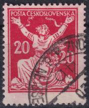 1920, ČSR I, 0151AVV+PV, Výplatní známka: Osvobozená republika ⊙