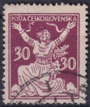 1920, ČSR I, 0153AVV, Výplatní známka: Osvobozená republika ⊙