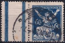 1920, ČSR I, 0157BKL, Výplatní známka: Osvobozená republika ⊙