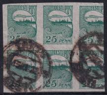 1920, Estonsko, 0015, Výplatní známka: pohled na Reval (Talin) ⊙ ⊞