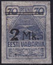 1920, Estonsko, 0020, Výplatní známka ✶