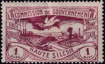 1920, Německá plebiscitní území (Horní Slezsko), 26c, Výplatní známka: Hutní závody ve Slezsku ✶