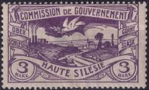 1920, Německá plebiscitní území (Horní Slezsko), 28b, Výplatní známka: Hutní závody ve Slezsku ✶