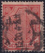 1920, Německá plebiscitní území (Horní Slezsko), SL16IIIVV, Služební známka Německé říše ⊙