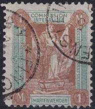 1920, Německá plebiscitní území (Marienwerder-Kwidzyn), 11yB, Výplatní známka: Symbol plebiscitu ⊙