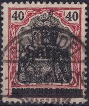 1920, Německá plebiscitní území (Sársko), 012bI, Výplatní známka: Dílčí vydání známek Německé říše ⊙