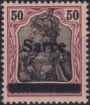 1920, Německá plebiscitní území (Sársko), 013xaI, Výplatní známka: Dílčí vydání známek Německé říše ✶