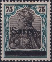 1920, Německá plebiscitní území (Sársko), 015IDV, Výplatní známka: Dílčí vydání známek Německé říše ✶