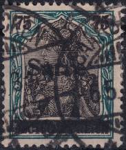 1920, Německá plebiscitní území (Sársko), 015III, Výplatní známka: Dílčí vydání známek Německé říše ⊙