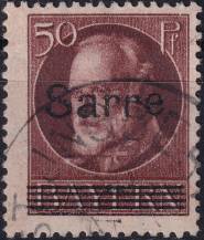 1920, Německá plebiscitní území (Sársko), 025, Výplatní známka pro dřívější bavorskou část sárského území: Dílčí část známek Bavorska ⊙