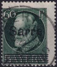 1920, Německá plebiscitní území (Sársko), 026b, Výplatní známka pro dřívější bavorskou část sárského území: Dílčí část známek Bavorska ⊙