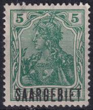 1920, Německá plebiscitní území (Sársko), 032DV, Výplatní známky: Dílčí část známek Německé říše ✶