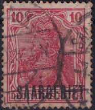 1920, Německá plebiscitní území (Sársko), 033, Výplatní známka: Dílčí část známek Německé říše ⊙