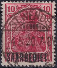 1920, Německá plebiscitní území (Sársko), 033, Výplatní známka: Dílčí část známek Německé říše ⊙