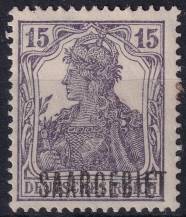 1920, Německá plebiscitní území (Sársko), 034, Výplatní známky: Dílčí část známek Německé říše ✶