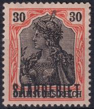 1920, Německá plebiscitní území (Sársko), 036, Výplatní známky: Dílčí část známek Německé říše ✶