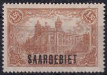 1920, Německá plebiscitní území (Sársko), 042, Výplatní známka: Dílčí část známek Německé říše ✶