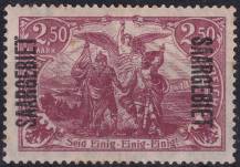 1920, Německá plebiscitní území (Sársko), 043d, Výplatní známka: Dílčí část známek Německé říše ✶