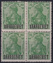 1920, Německá plebiscitní území (Sársko), 046, Výplatní známka: Dílčí část známek Německé říše ✶ ⊞