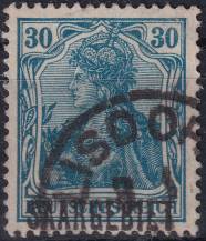 1920, Německá plebiscitní území (Sársko), 047, Výplatní známka: Dílčí část známek Německé říše ⊙