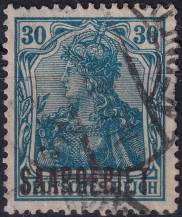 1920, Německá plebiscitní území (Sársko), 047, Výplatní známka: Dílčí část známek Německé říše ⊙