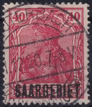 1920, Německá plebiscitní území (Sársko), 048, Výplatní známka: Dílčí část známek Německé říše ⊙