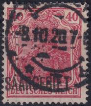 1920, Německá plebiscitní území (Sársko), 048, Výplatní známka: Dílčí část známek Německé říše ⊙