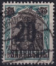 1921, Německá plebiscitní území (Sársko), 050, Výplatní známka ⊙