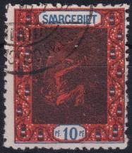 1921, Německá plebiscitní území (Sársko), 054A, Výplatní: obrázky krajiny - horník při práci ⊙