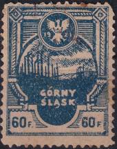 1921, Německá plebiscitní území (Východní Horní Slezsko-Povstalecké vydání), 6yA, Výplatní známka ✶