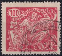 1923, ČSR I, 0173AIII, Výplatní známka: Hospodářství a věda (II) ⊙