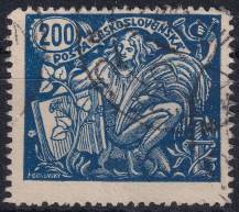 1923, ČSR I, 0174AIIVV, Výplatní známka: Hospodářství a věda (II) ⊙