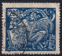 1923, ČSR I, 0174BIIIVV, Výplatní známka: Hospodářství a věda (II) ⊙