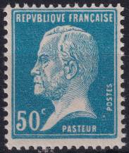 1923, Francie, 0157, Výplatní: Louis Pasteur ✶✶