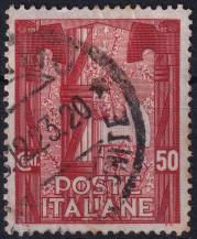 1923, Itálie, 0179, 1. výročí pochodu na řím, Liktorský svazek  ⊙