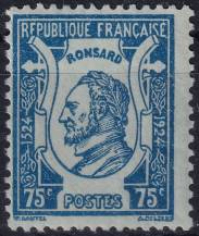 1924, Francie, 0173, 400. výročí narození Pierra de Ronsard ✶✶