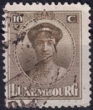 1924, Lucembursko, 0152, Výplatní známka: velkokněžna Šarlota ⊙