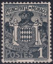 1924, Monako, 0073, Výplatní: státní znak ✶