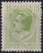 1924, Monako, 0078, Výplatní: kníže Ludvík II. ✶