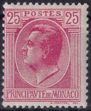 1924, Monako, 0082, Výplatní: kníže Ludvík II. ✶