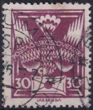 1925, ČSR I, 0150A, Výplatní známka: Holubice ⊙